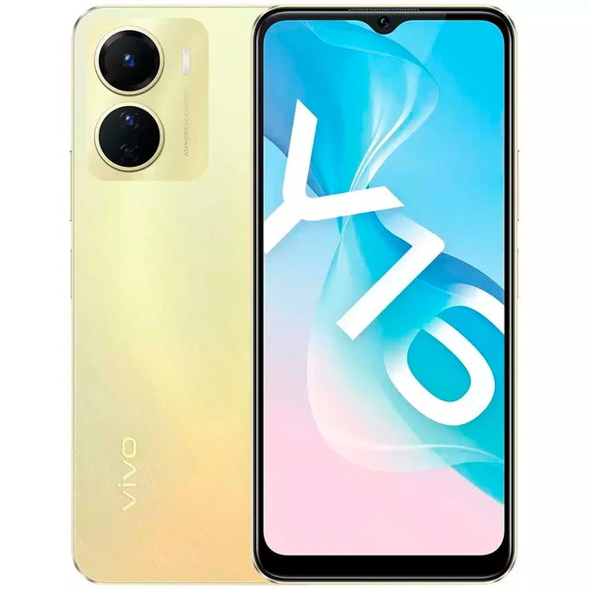 Смартфон Vivo Y16 (3/32Gb) Drizzling Gold Y16 DRIZZLING GOLD (32 Гб, 3 Гб)