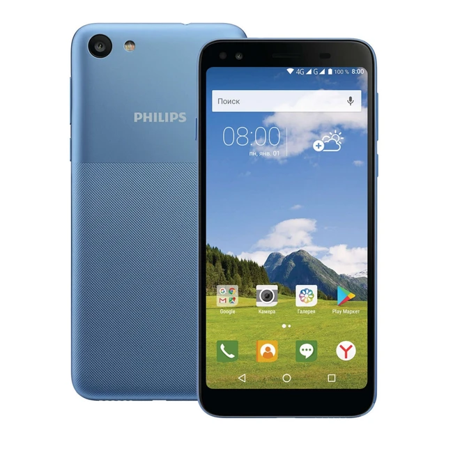 Смартфон Philips S395, 16GB - Light Blue 867000153454