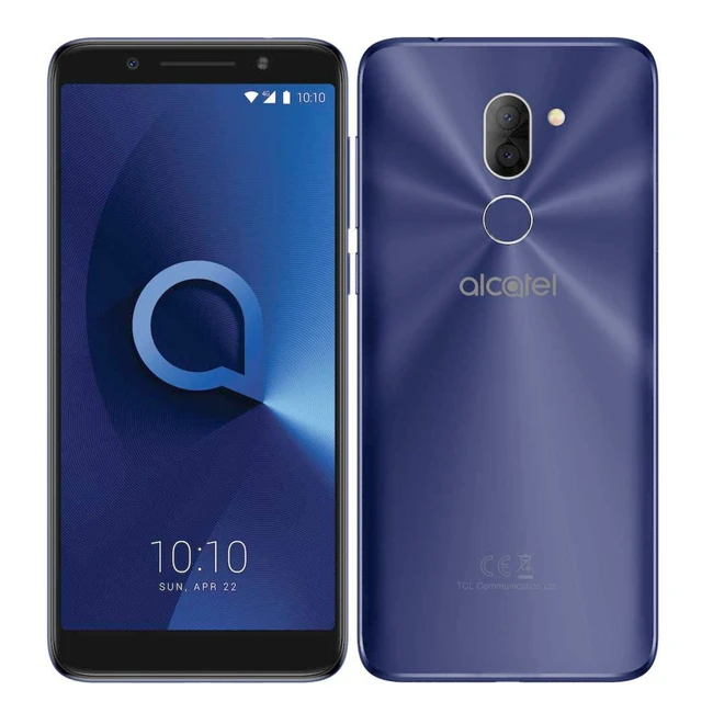 Смартфон ALCATEL 3X, 32GB - Metallic Blue 5058I-2BALRU1