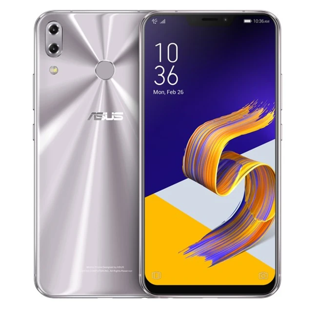 Смартфон Asus Zenfone 5Z, 64GB - Meteor Silver 90AZ01R2-M00510