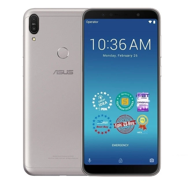 Смартфон Asus ZB602KL, 32Gb - Grey 90AX00T2-M00060