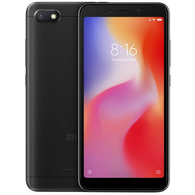 Смартфон Xiaomi Redmi 6A, 16GB - Black Xiaomi Redmi 6A 2Gb/16Gb Black