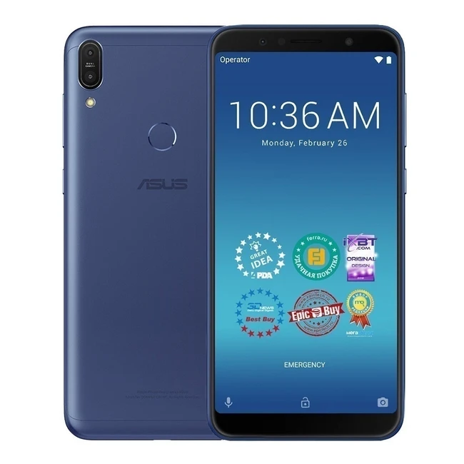 Смартфон Asus ZenFone Max Pro M1, 64Gb - Blue 90AX00T3-M01310