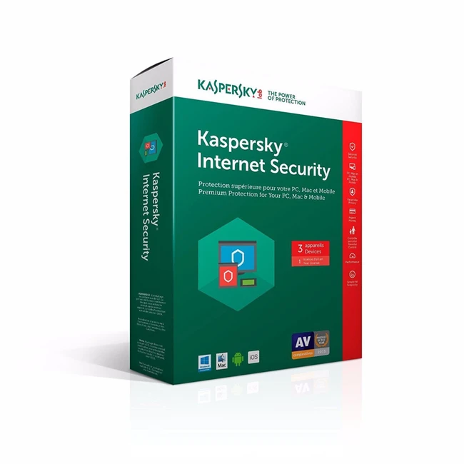 Антивирус Kaspersky Internet Security 2017 KL1941N3Box17S (Первичная лицензия)