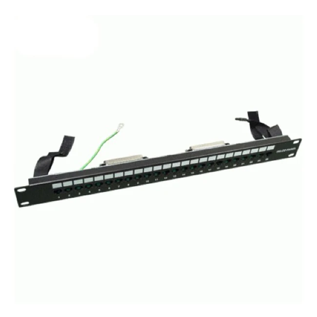 Патч-панель LANMASTER TWT-PP24TLC-45 24 порта, UTP, Cat. 5