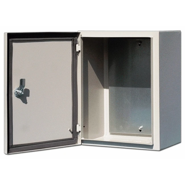 Серверный шкаф Schneider Electric DEKRAFT КОРПУС МЕТАЛЛИЧЕСКИЙ НАВЕСНОЙ С МОНТАЖНОЙ ПАНЕЛЬЮ ЩРНМ-3 IP54, 650Х500Х220 30603DEK