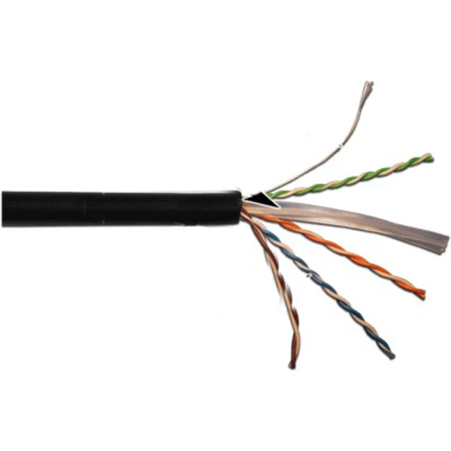 Кабель витая пара LANMASTER Кабель информационный Lanmaster кат.6 F/UTP общий экран 4X2 305м LAN-6EUTP-OUT