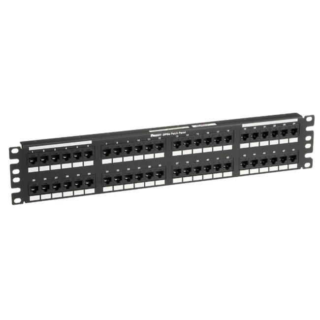Патч-панель Panduit DP485E88TGY (48 портов, Flat, Cat. 5e)
