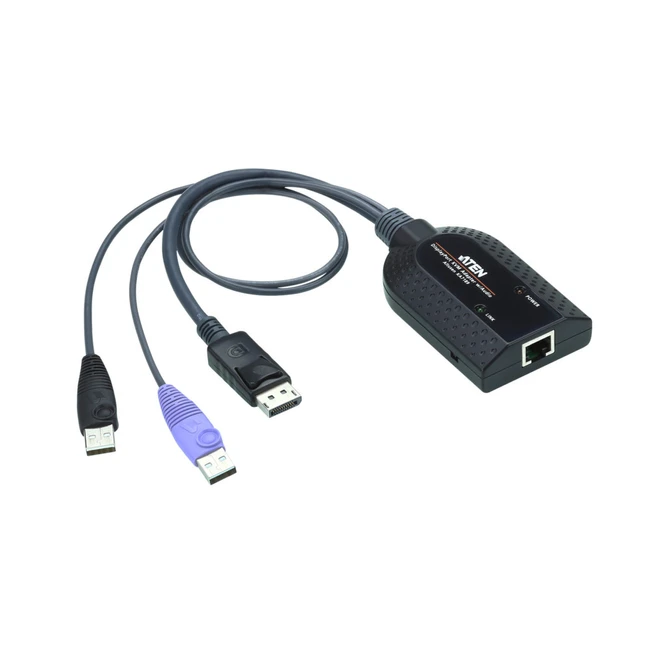 Кабель интерфейсный ATEN USB DisplayPort Virtual Media KVM Adapter KA7189 (KVM)