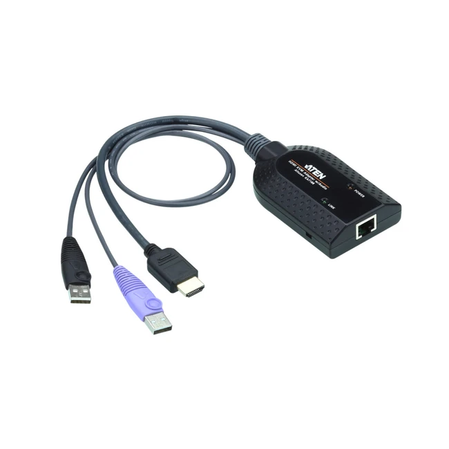 Кабель интерфейсный ATEN USB HDMI Virtual Media KVM Adapter KA7188 (KVM)
