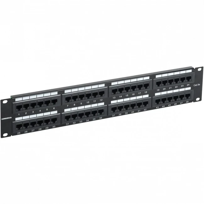 Патч-панель ITK PP48-2UC5EU-K05-G (48 портов, UTP, Cat. 5e)