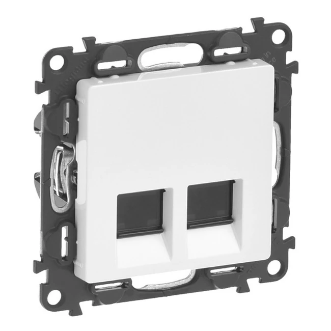 Сетевая розетка Legrand VLN-l БЕЛ Роз 2х RJ45 Cat6 UTP 753443
