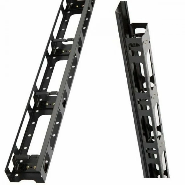 Аксессуар для серверного шкафа Estap Вертикальный  кабельный органайзер пальцевого типа с металлической крышкой для CloudMax Ш=800 CLDOR42_02M50