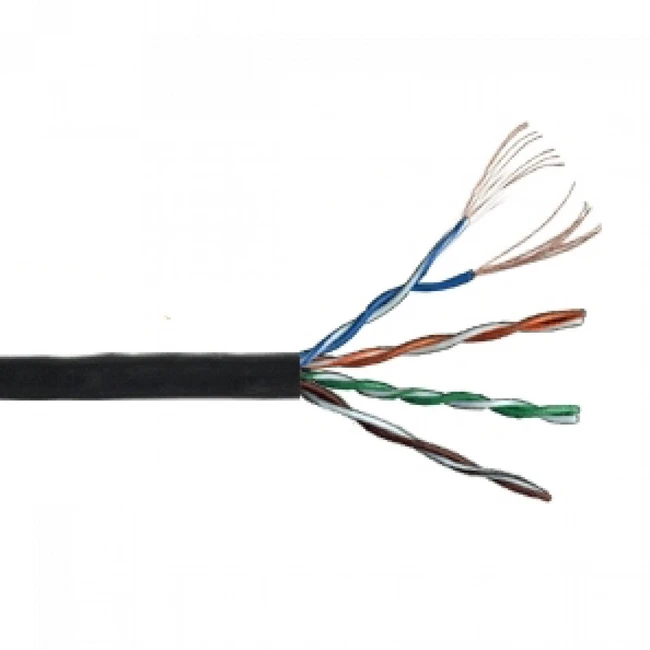 Кабель витая пара LANMASTER LAN-5EUTP-PT-BK