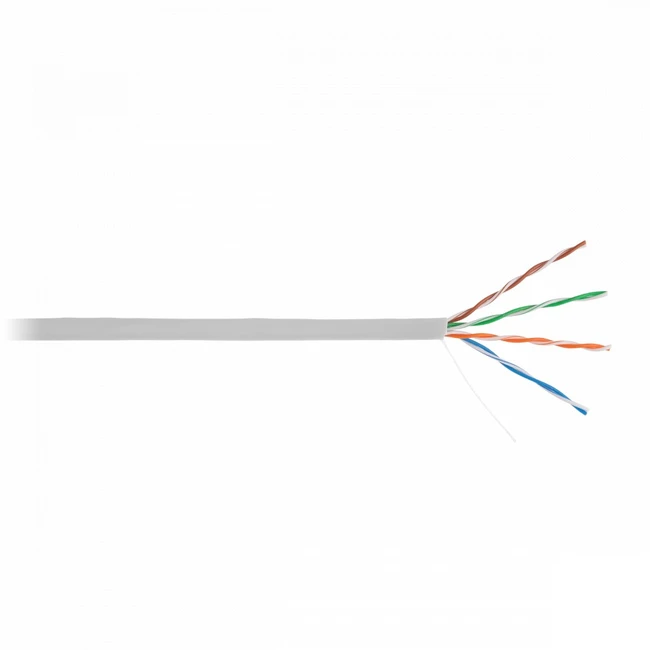 Кабель витая пара NETLAN U/UTP 4 пары, Кат.5e UEC-UU004-5E-PVC-GY