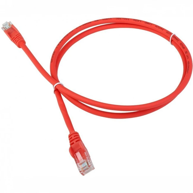 Патч-корд LANMASTER LAN-PC45/U5E-0.5-RD
