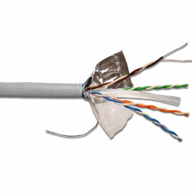 Кабель витая пара LANMASTER TWT-6FTP-GY