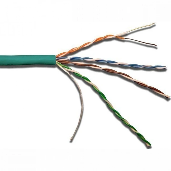 Кабель витая пара LANMASTER LAN-5EUTP-LSZH-GN