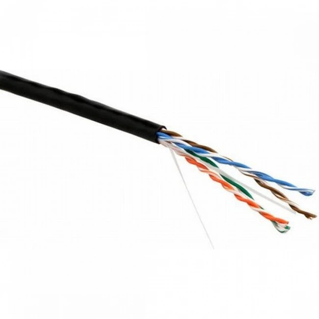 Кабель витая пара LANMASTER LAN-5EUTP-LSZH-BK