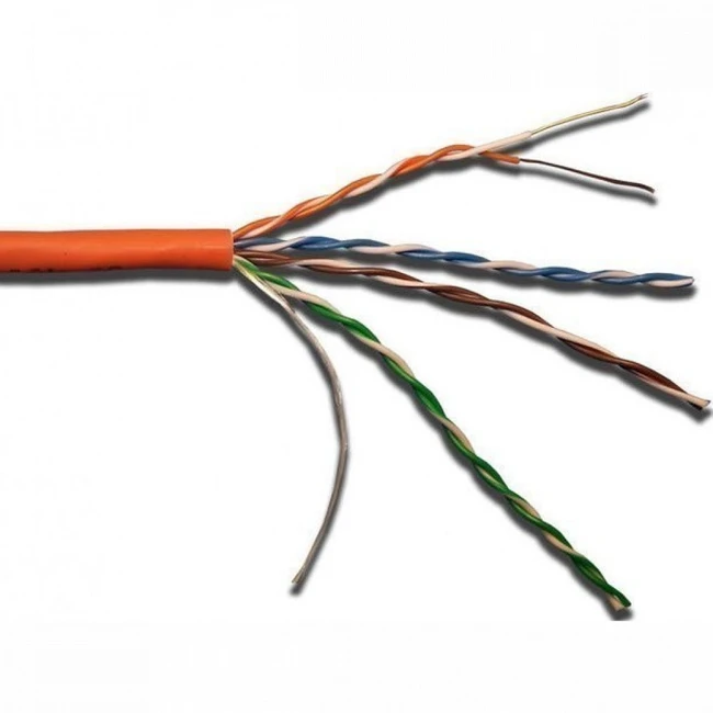 Кабель витая пара LANMASTER LAN-5EUTP-LSZH-OR