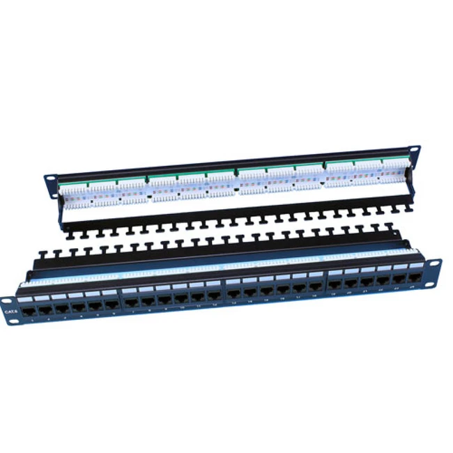 Патч-панель Hyperline Патч-панель 19" 6PLH-240BKRMZ