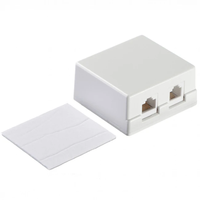 Сетевая розетка Netko RJ-45+RJ-11 Netko-RJ-45+RJ-11-54597