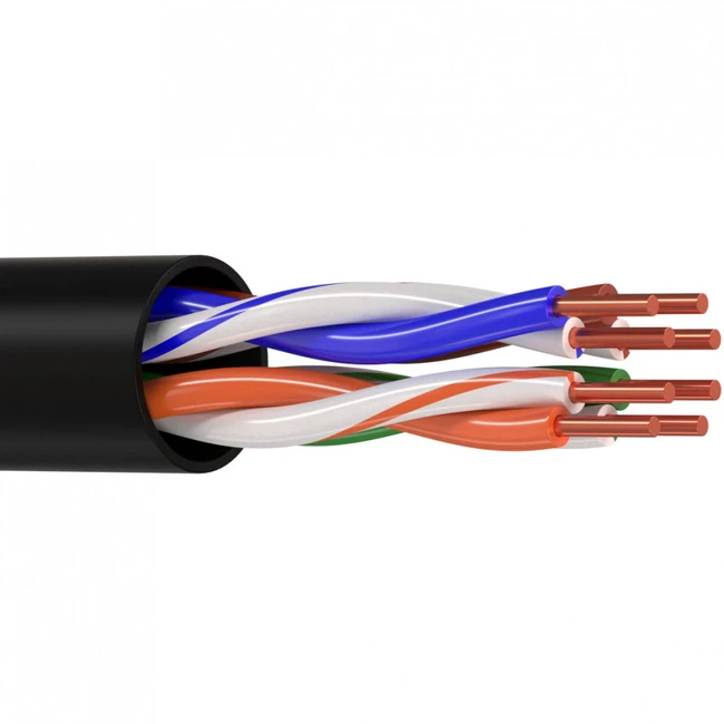 Кабель витая пара KCEP U/UTP 4х2хAWG 24/1 PE Cat.5e
