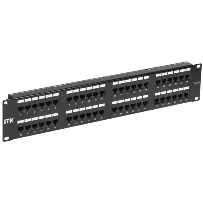 Патч-панель ITK 2U патч-панель PP48-2UC5EU-D05