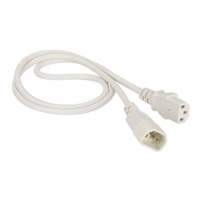 Кабель питания LANMASTER LAN-PP13/14-1.8-WH