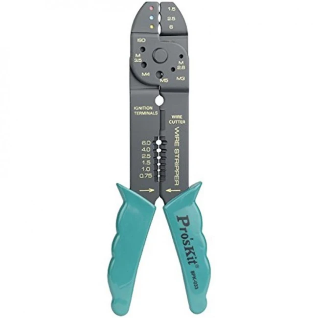 Инструмент для монтажа СКС Pro'sKit Клещи зажимные 8PK-033