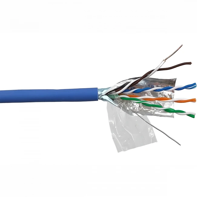 Кабель витая пара LANMASTER LAN-5EFTP-LSZH-BL