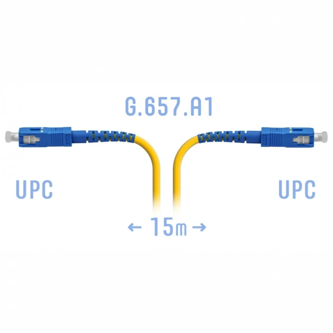 Оптический патч-корд SNR SNR-PC-SC/UPC-A-15m