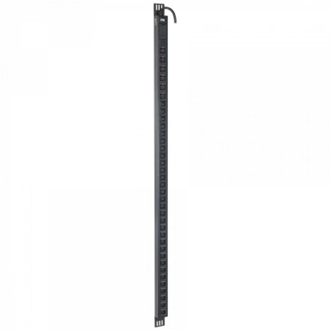 Аксессуар для серверного шкафа ITK PDU вертикальный 42U 1 фаза 32А 30 розеток C13 + 6 розеток C19 кабель 3м PV22-30C13-06C19-41