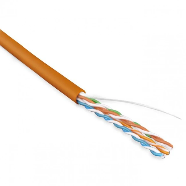 Кабель витая пара LANMASTER LAN-5EUTP-PT-LSZH-OR