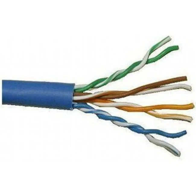 Кабель витая пара LANMASTER Кабель информационный Lanmaster LAN-5EUTP-BL кат.5е U/UTP не экранированный