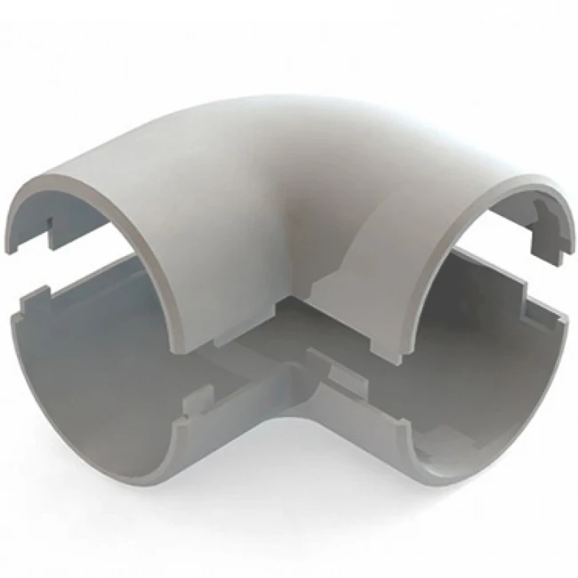 Аксессуар для кабельных сетей РУВИНИЛ Угол 90 градусов соединительный 20 мм У01220