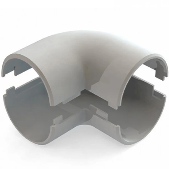 Аксессуар для кабельных сетей РУВИНИЛ Угол 90 градусов соединительный У01232