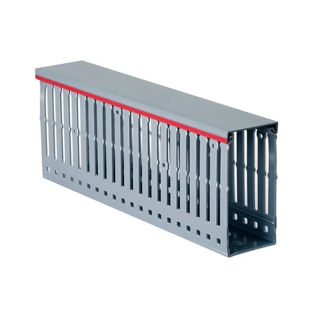 Кабельный канал DKC Короб перфорированный, серый RL6 40x40 01134RL