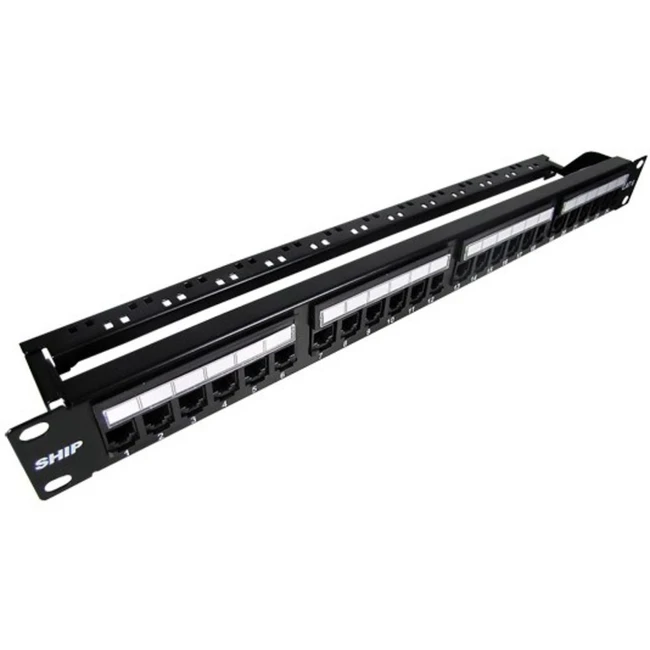 Патч-панель SHIP P197-24A 24 порта, UTP, Cat. 6