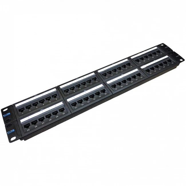 Патч-панель TWT TWT-PP48UTP 48 портов, UTP, Cat. 5e