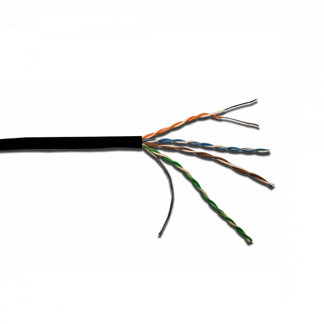 Кабель витая пара LANMASTER LAN-6EUTP-LSZH-BK