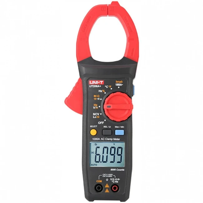 Инструмент для монтажа СКС UNI-T Токоизмерительные клещи UT205A+