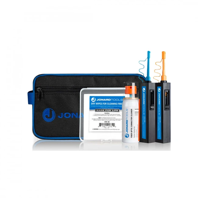 Аксессуар для оптических сетей Jonard Tools Комплект для чистки оптоволоконных разъемов TK-182