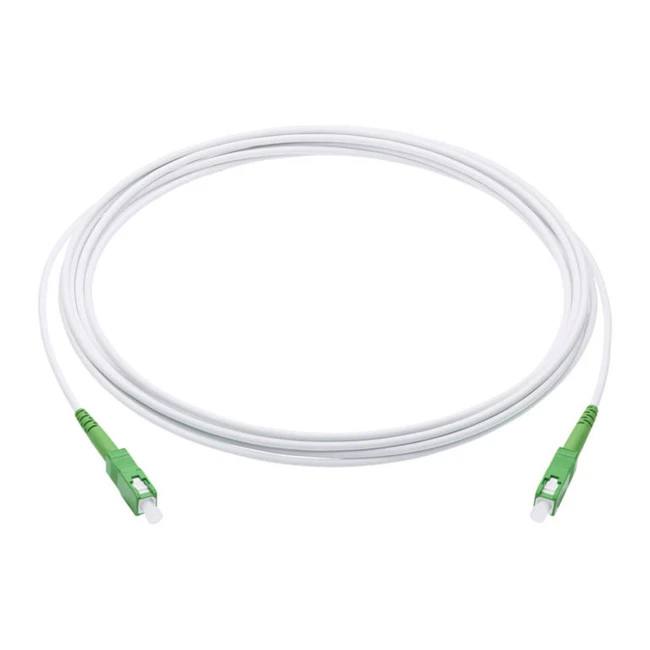 Оптический патч-корд АЗОП SС/APC-SC/APC, SM, G657, 30 м, Белый, LSZH SС/APC-SC/APC 30m