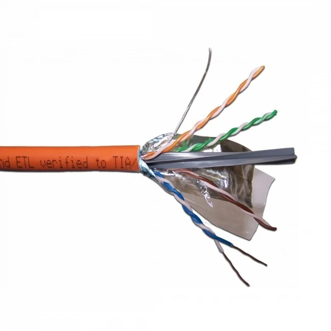 Кабель витая пара LANMASTER LAN-6EUTP-LSZH-OR