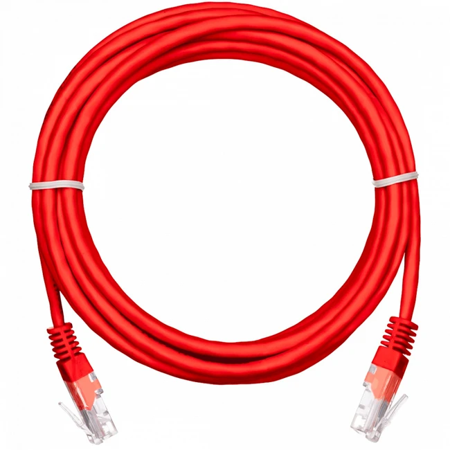 Патч-корд NETLAN EC-PC4UD55B-BC-PVC-030-RD-10