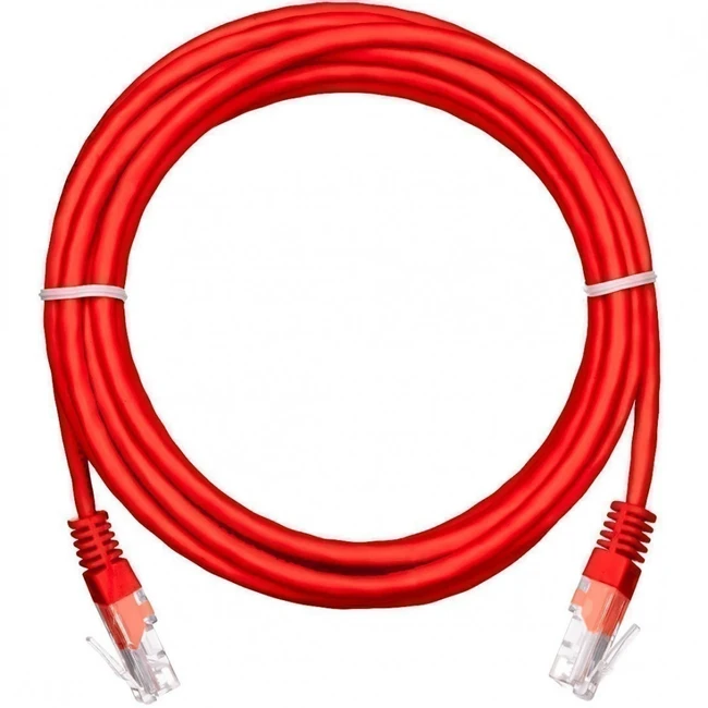 Патч-корд NETLAN EC-PC4UD55B-BC-PVC-050-RD-10