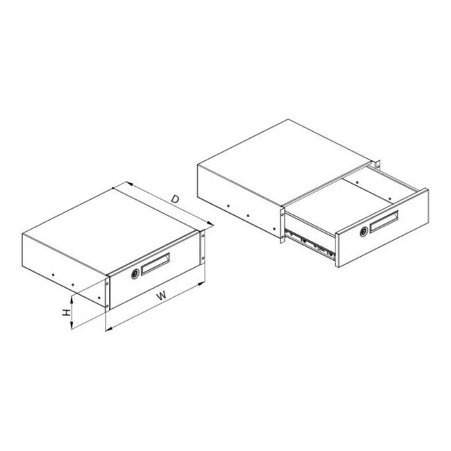 Аксессуар для серверного шкафа Conteg DP-DD-03 - H
