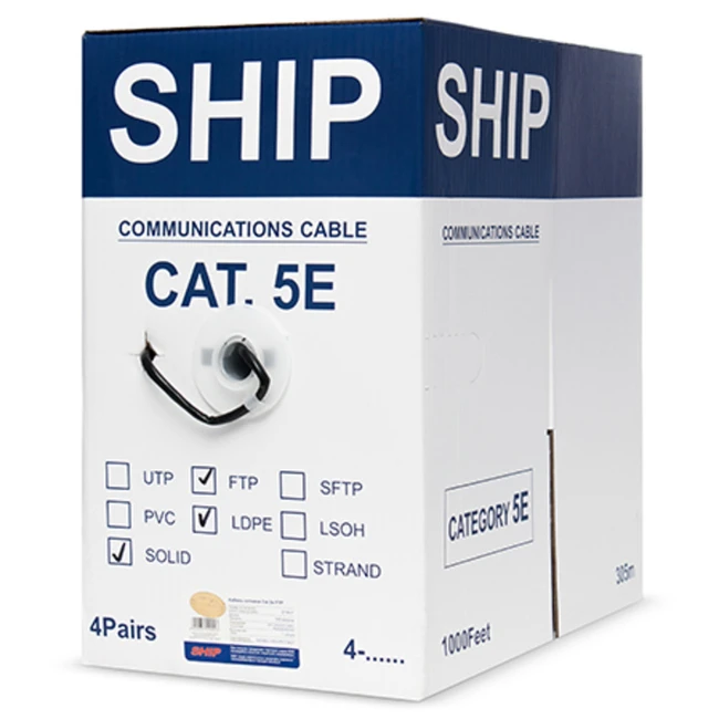 Кабель витая пара SHIP Кабель сетевой, SHIP, D147-P, Cat.5e,  305 м/б