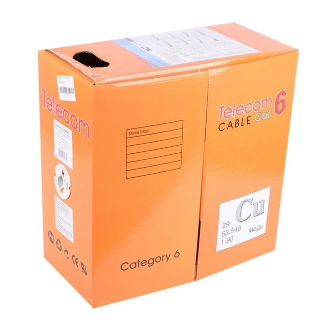 Кабель витая пара TELECOM UTP4-TC1000C6S23-CU-IS